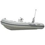 AB Alumina ALX yacht tender with console and Hypalon tubes