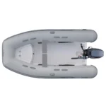 AB Navigo 10 VS fiberglass RIB with forward hull design