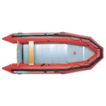 Achilles SG-124 inflatable boat with rigid aluminum deck
