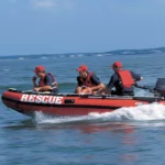 Achilles SG-124 inflatable rescue and dive boat
