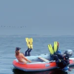 Achilles SGX-132 inflatable tender for 40hp outboard