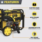 Champion 8000 Watt Portable Generator heavy duty design outdoor use