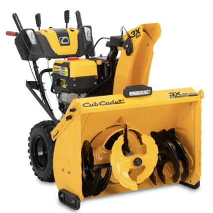 Cub Cadet 3X 34 inch MAX H IntelliPower EFI snow blower clearing deep snow
