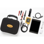 Fluke 154 wireless HART modem connected to transmitter