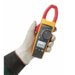 Fluke 376 FC Clamp Meter measuring high current electrical panel