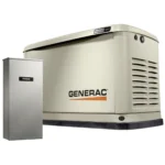 Generac 10kW generator with 100 amp transfer switch outdoor standby unit