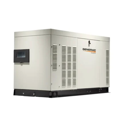 Generac Protector 25kW liquid cooled standby generator outdoor installation