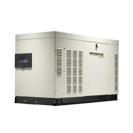 Generac Protector 30kW liquid cooled standby generator outdoor installation