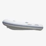 Lightweight aluminum hull RIB tender boat