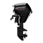 Mercury 15hp EFI remote control outboard side view