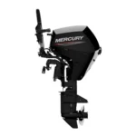 Mercury 20hp EFI portable outboard side view