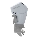 Mercury 225L white DTS EFI outboard motor side view