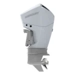 Mercury 225XXL white DTS EFI outboard motor side view 30 inch shaft