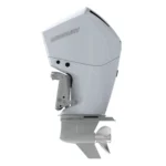 Mercury 250XL white DTS EFI outboard motor side view