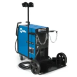 Miller Electric Millermatic 252 MIG Welder welding thick steel plate