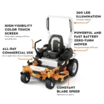 STIHL RZA 748 zero turn mower battery powered commercial design