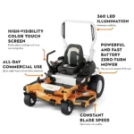 STIHL RZA 760 zero turn mower battery powered commercial design