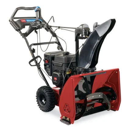Toro 24 inch SnowMaster 724 QXE snow blower front view