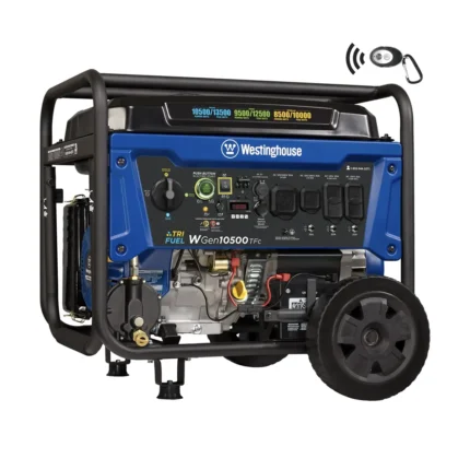 Westinghouse WGen10500TFc tri fuel portable generator heavy duty