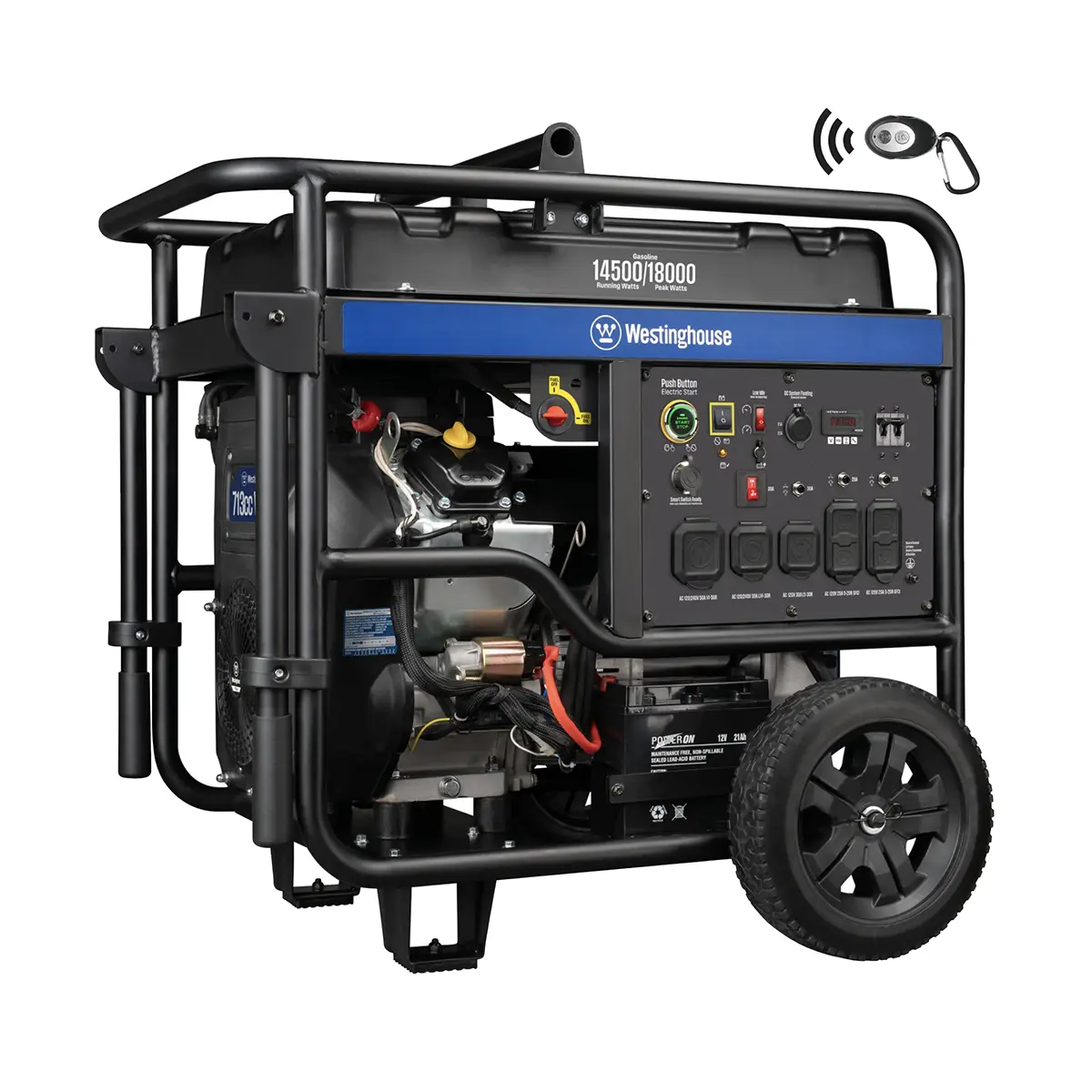 Westinghouse WGen14500 portable generator heavy duty gasoline design Westinghouse WGen14500 portable generator heavy duty gasoline design