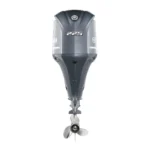 Yamaha 225hp EFI V6 outboard on deep-V boat