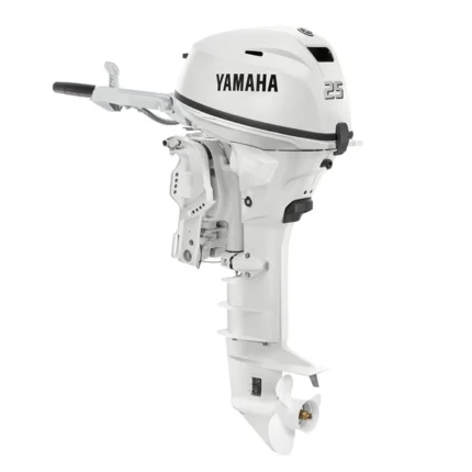 Yamaha 25HP Outboard White F25SWTHC2