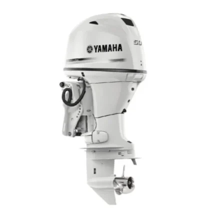 Yamaha 50HP White Outboard F50LC2