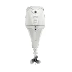 Yamaha F250XSB2 white offshore outboard with electric steering