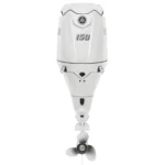 Yamaha LF150XD2 four stroke outboard with white cowling