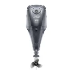 Yamaha LF250USB integrated electric steering outboard