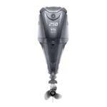 Yamaha LF250XSB integrated electric steering outboard