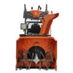 husqvarna st 224 snow blower two stage auger and chute control