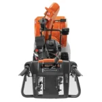 husqvarna st 224 snow blower with heavy tread tires and LED headlight