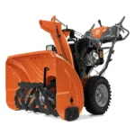 husqvarna st 230 snow blower two stage auger and chute control