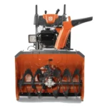 husqvarna st 324 snow blower two stage auger and chute control