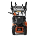 husqvarna st 424 snow blower with heated handle grips and LED headlight