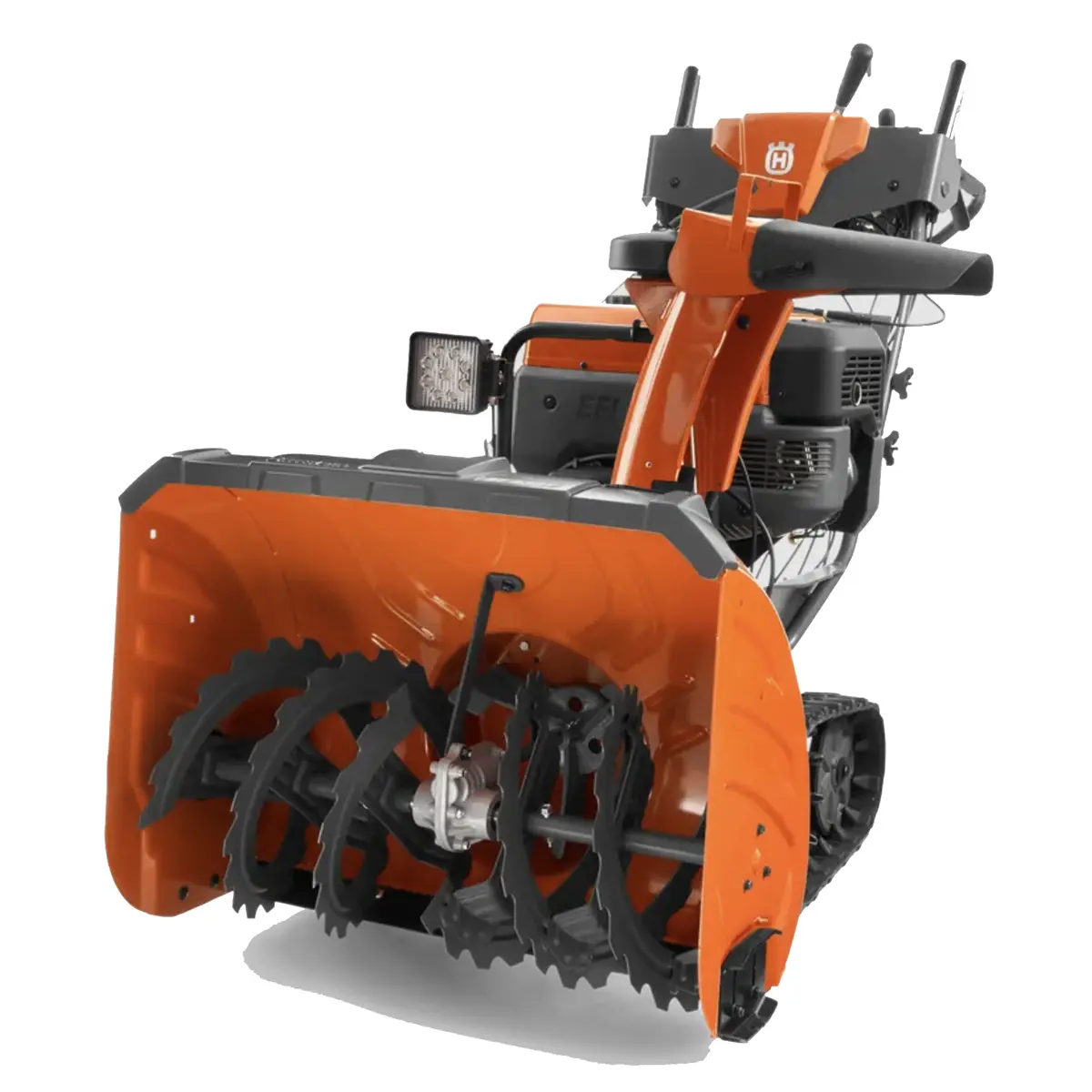 husqvarna st 424t snow blower with track drive on uneven terrain husqvarna st 424t snow blower with track drive on uneven terrain