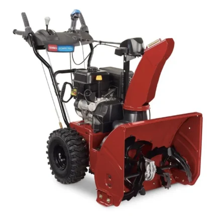 toro 26 inch power max 826 oae two stage gas snow blower front angle
